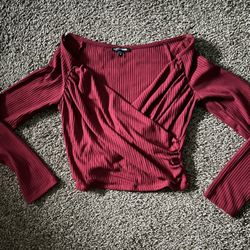 FASHION NOVA CROP TOP LONG SLEEVE
