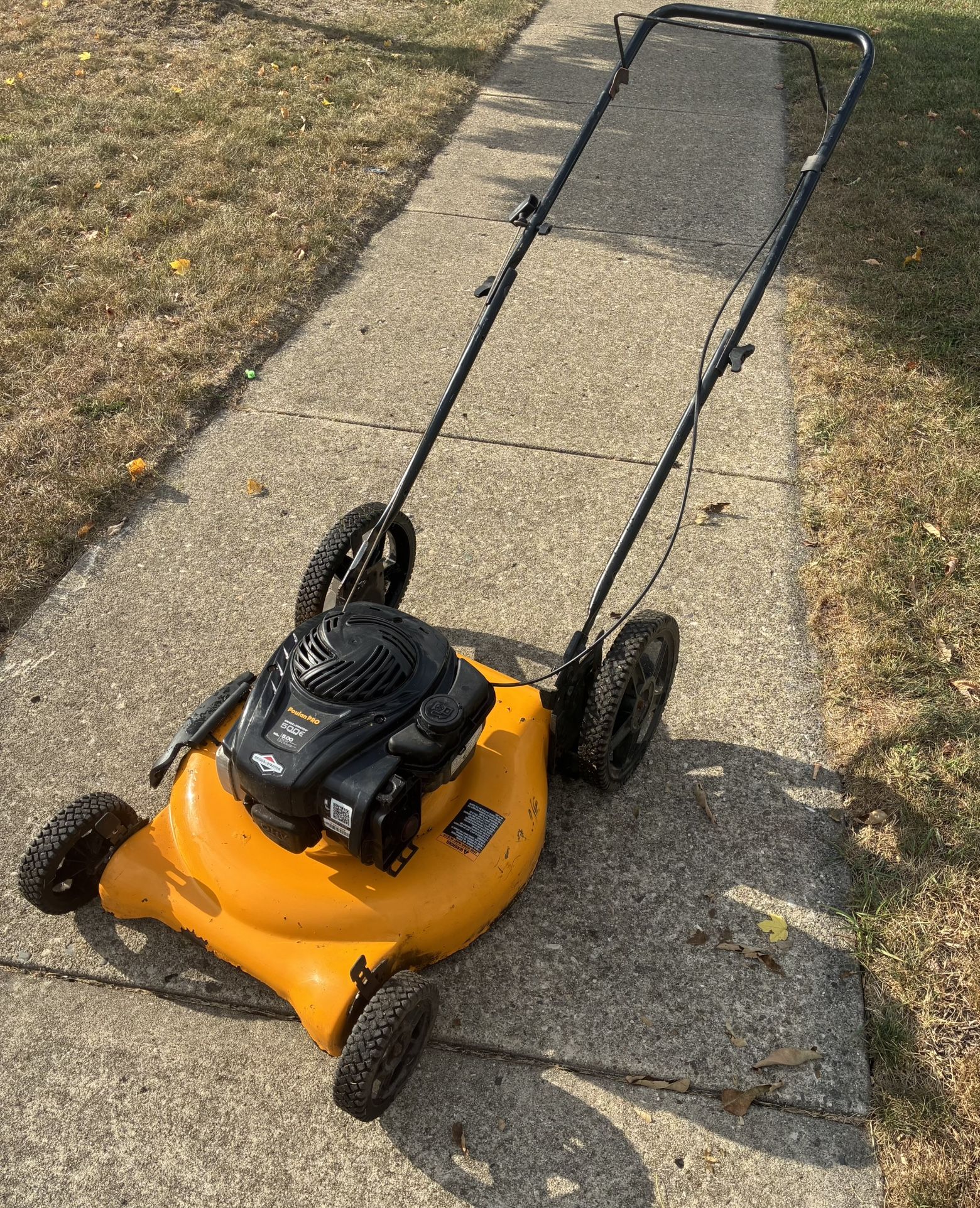 Poulan Pro Lawn Mower