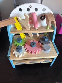 Robud Wooden Kids Tool Bench – Montessori Pretend Play