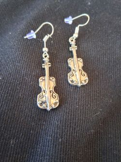Violin Earrings