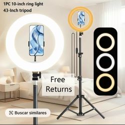 10-Inch Ring Light with 43-Inch Tripod Stand