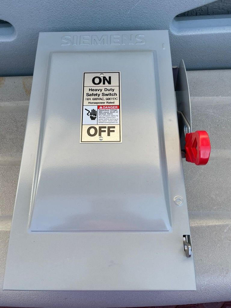 Siemens Safety Switch.