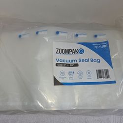 100 pcs. Zoompak 11x20 Vacuum Seal Bag Brand New (Price Is Firm)