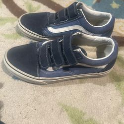 Blue Vans Size 7