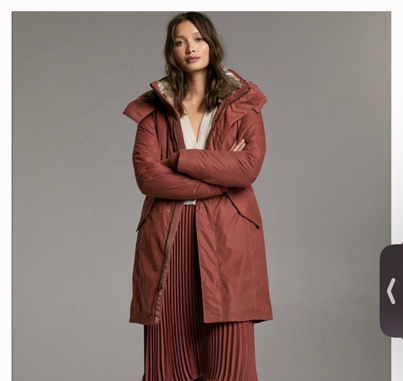 Aritzia Coat Faux Fur Jacket (XL)