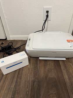 HP DeskJet 2374e Color All-in-One Printer and Label printer