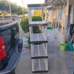 5 Tier Heavy Duty Plastic Storage Shelf 