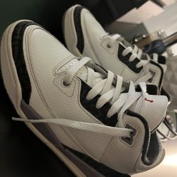 Jordan 3 Retro Cement Grey Size 12c Kids 