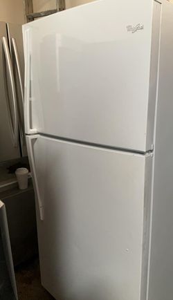 Whirlpool Top Mount White Refrigerator
