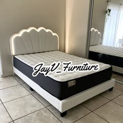 New Queen Bed Frame With Mattress