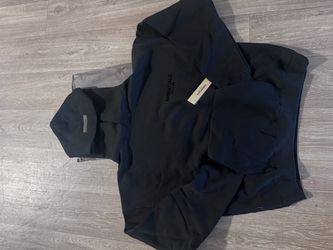 Fear of God Essentials Hoodie Black