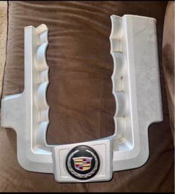 Cadillac Engine Cover with Emblem