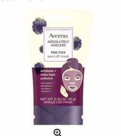 Aveeno Absolutely Ageless Peel Off Antioxidant Face Mask, 2 oz
