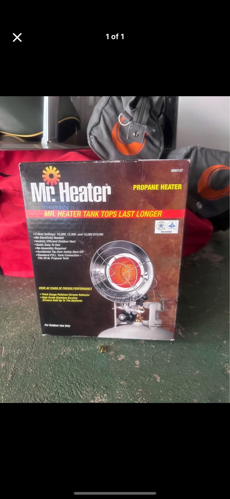 Mr Heater NEVER OPENED