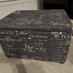 Small Storage Ottoman 