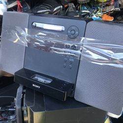 Sony Micro Hi-Fi Component System CMT-LX20i Shelf Stereo w/ Speakers SS-CLX20