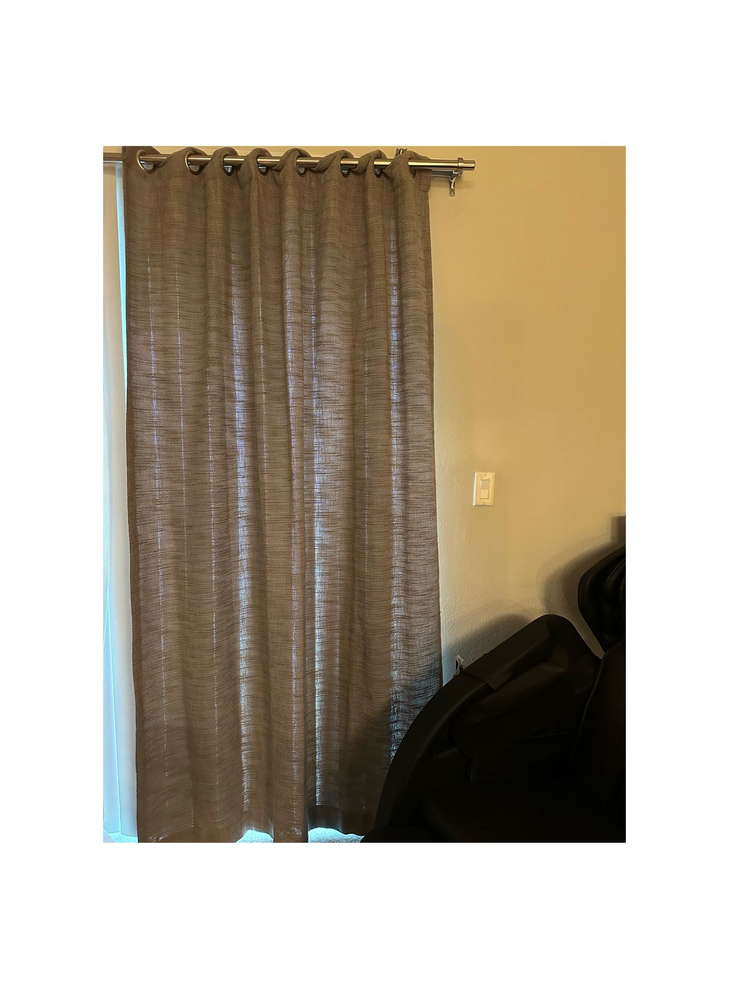 Grey Curtain 40”x84”