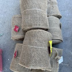 Burlap 8 Brown, 2 Pink  And 3 Green $1 Each 