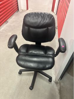 Black Leather Office chair