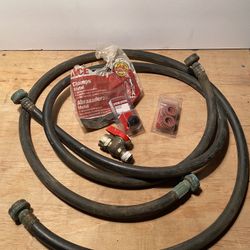 Complete Washer Hoses and Gas Dryer Hose Set