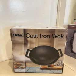 cast iron wok