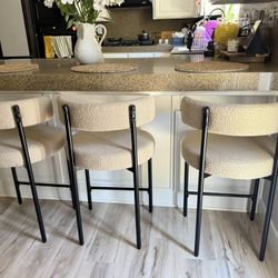 6 Counter Stool Chairs 