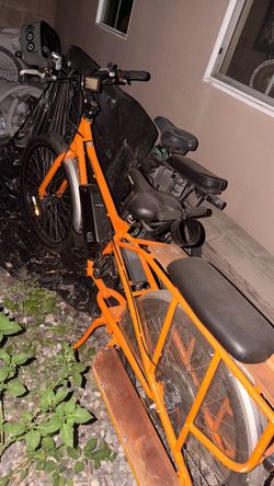 Rad Power Orange 2 Seater Electric Bike