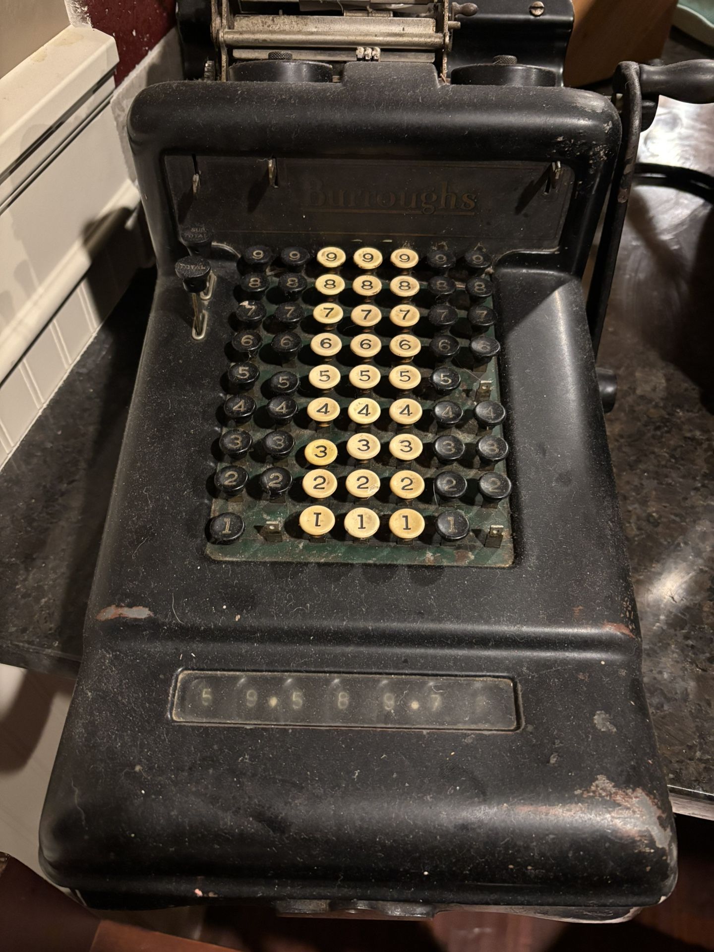 Vintage Adding Machine
