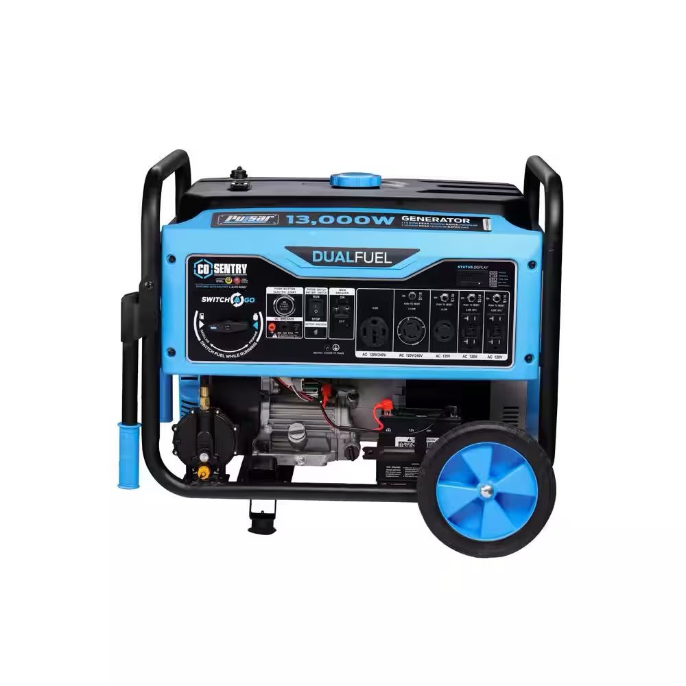 Pulsar PG13000BRCO 13000 Watt Dual Fuel Portable Generator