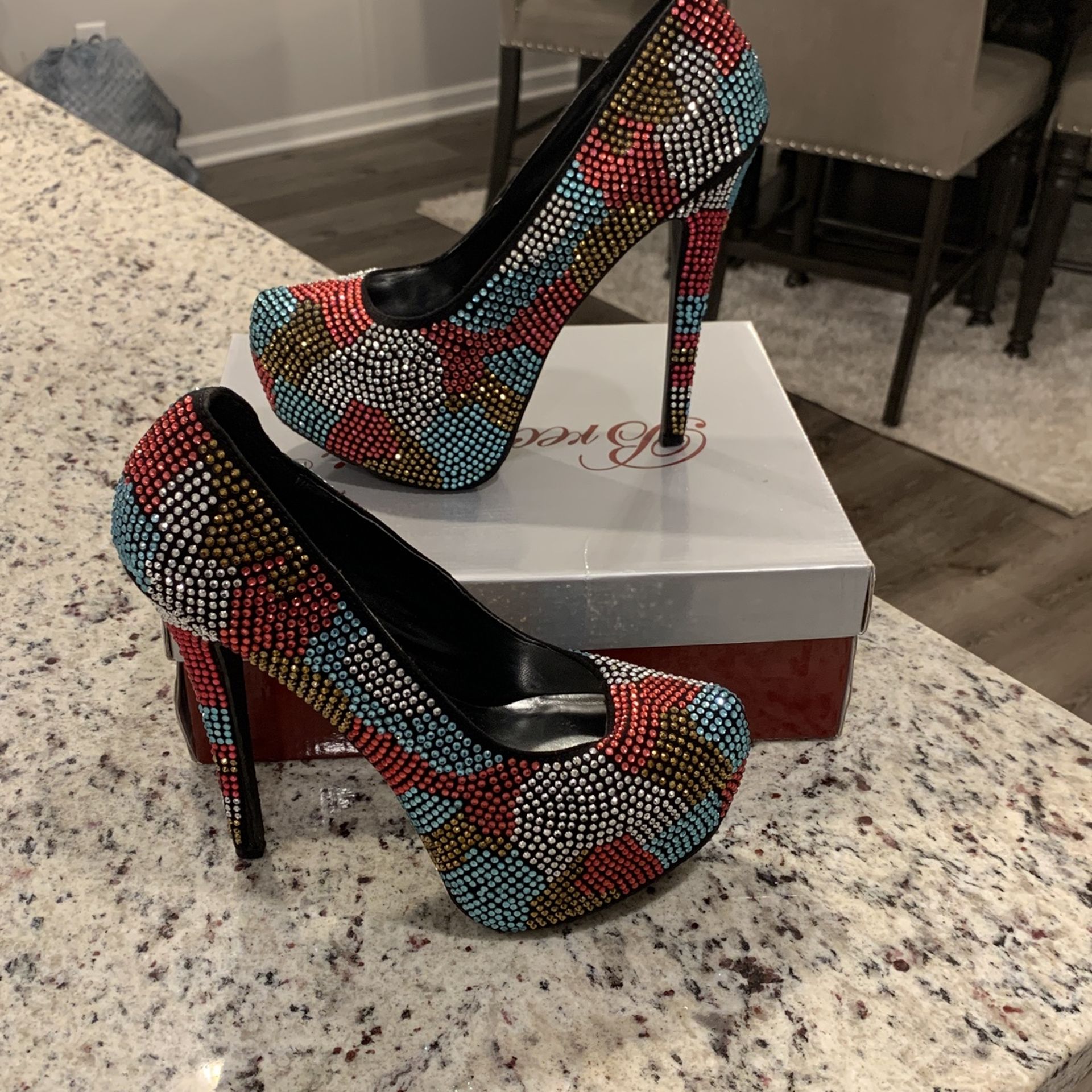 Multicolored Heels 