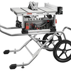 SKIL SPT99-11 10-Inch Heavy Duty Portable Folding Worm Drive Table Saw with Stand