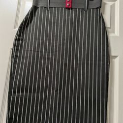 Rock Steady XL pencil skirt striped