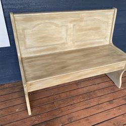 Refinished Chelsea Pine Storage Bench