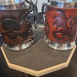 Set of Stainless Steel Mugs