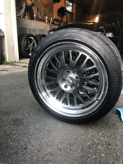 Rims with tires for sale 17x9 size 225/45R17