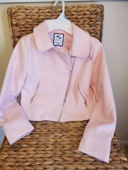 Gymboree Girls Moto Coat, Size Medium 