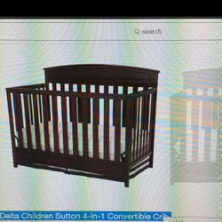 Delta baby crib