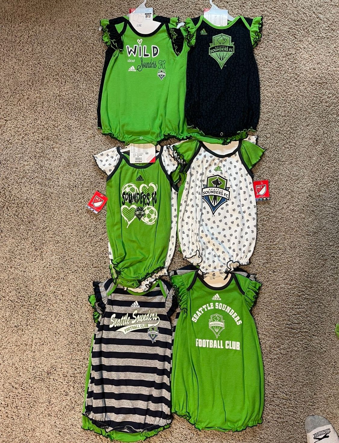 Seattle Sounders Toddler Girl Outfits