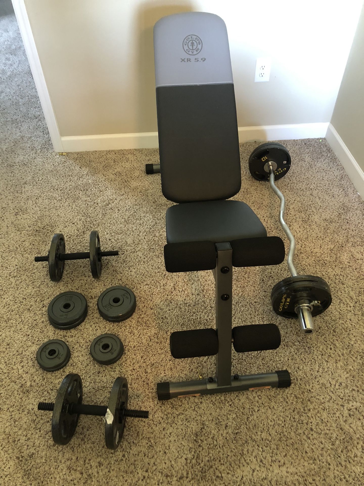 Weights and bench