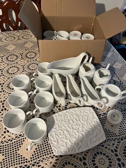 Antique collectibles. Brand New JC Penney home collection total of 27 pieces
