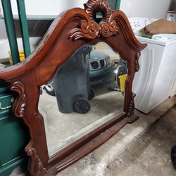 Oak Dresser Mirror
