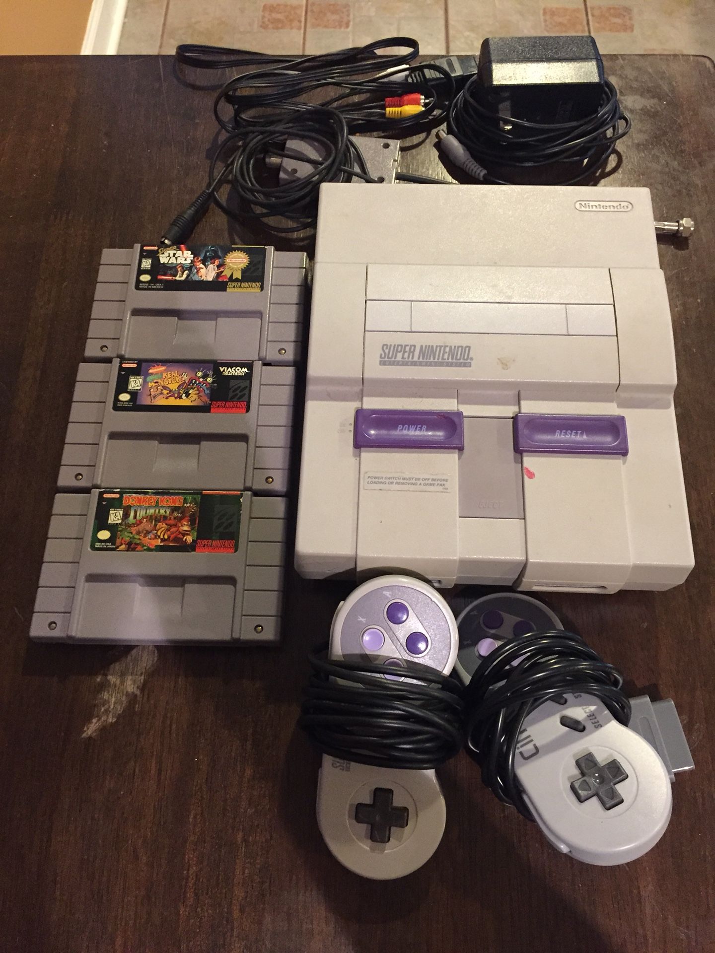 Super Nintendo w/ Games