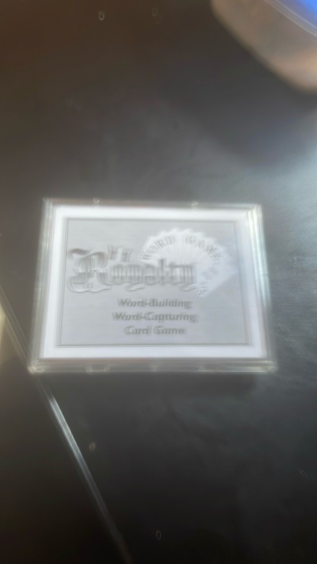 Word-building Word-capturing Card Game