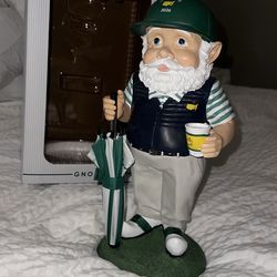 Masters 2026 Big Green Golf Gnome Figurine by Masters New in a box!!!