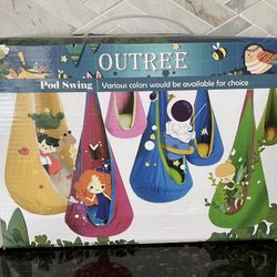 OUTREE Kids Sensory Pod Swing / Child Hammock Chair in Pink