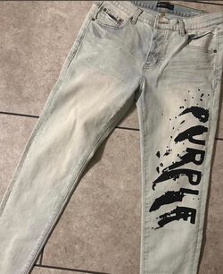 Purple jeans