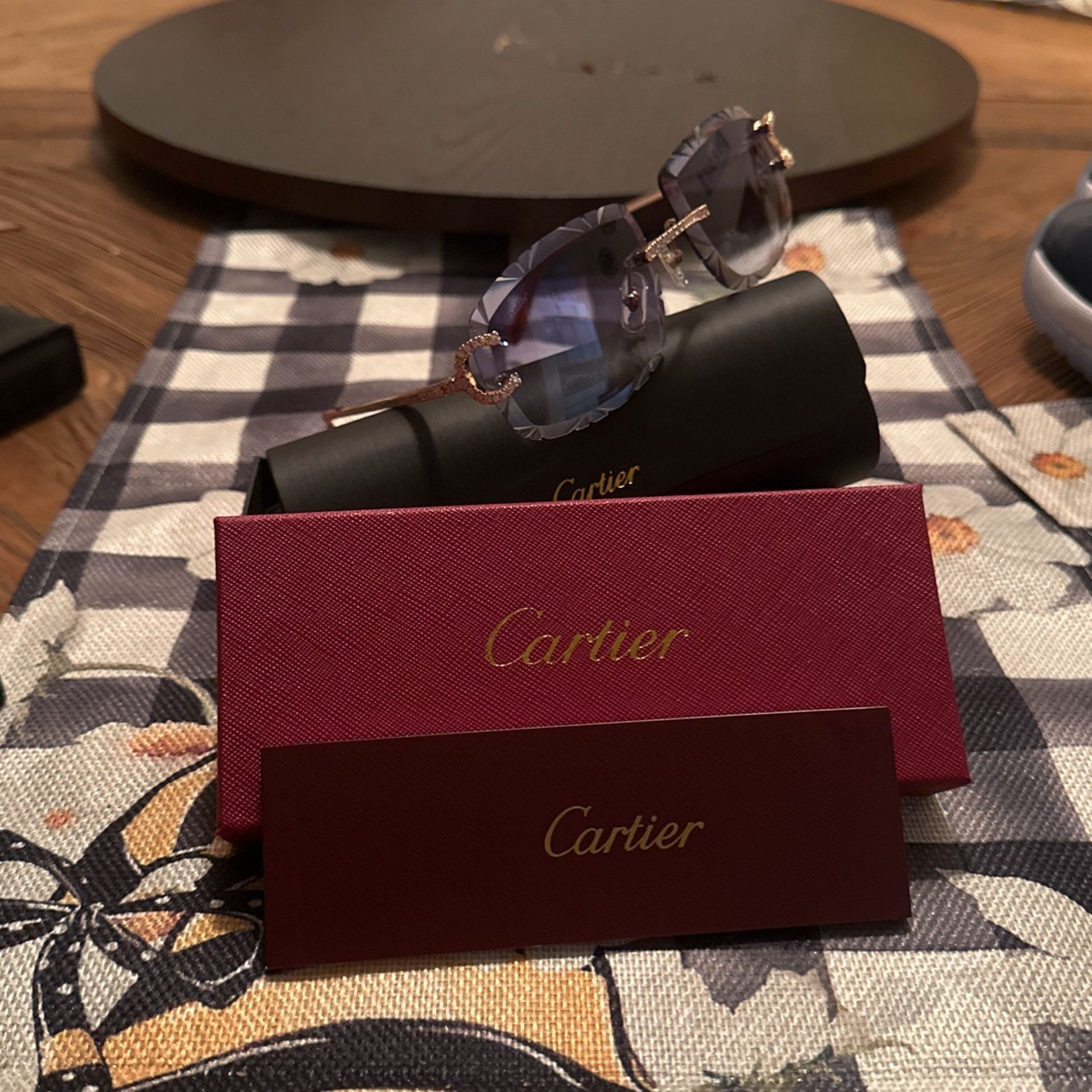 C Frame Fully Iced Out Cartier Frames
