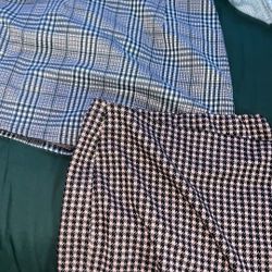 Two Plaid skirts