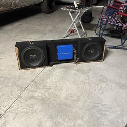 Subwoofers, Box And Amp