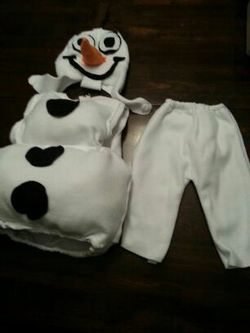 Hand made olaf costume for 6mths to 1 year